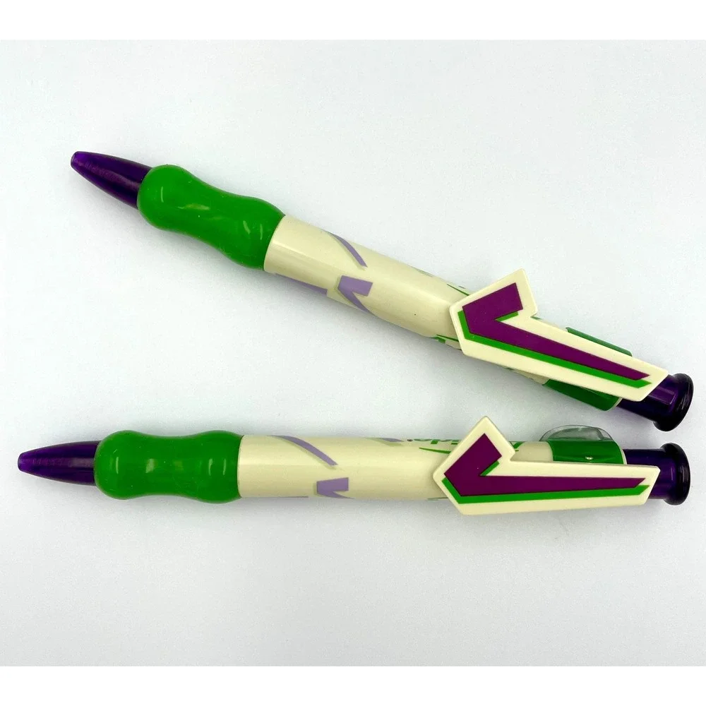 Avalide Checkmark Drug Rep Pens Lot of 2 Vintage Pharma Promo Black Ink Green